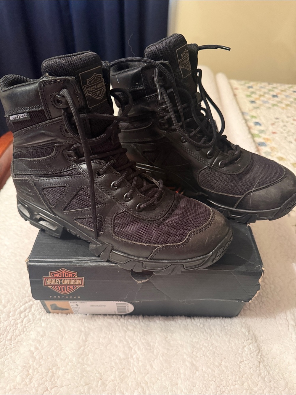 Harley-Davidson Juliett women’s motorcycle boots size 9 Medium
